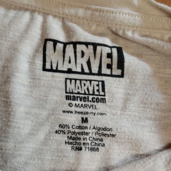 Juniors High-Low Marvel Tee - Picture 6 of 8